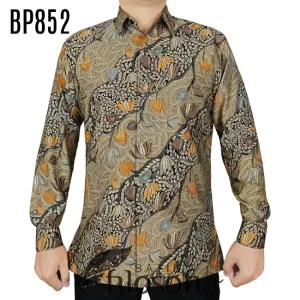 Batik Daun Abstrak